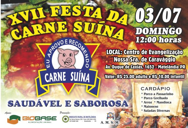 Porco 2016 CARTAZ