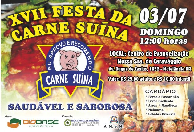 Porco 2016 CARTAZ