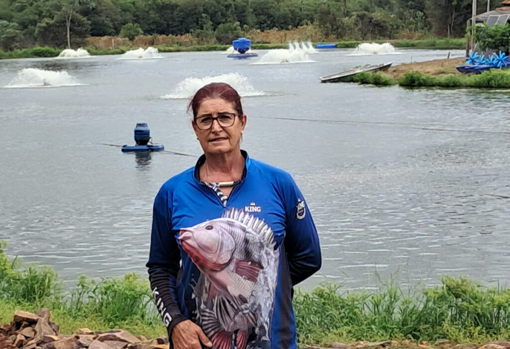Rosimeri Draghetti, piscicultora de Santa Helena