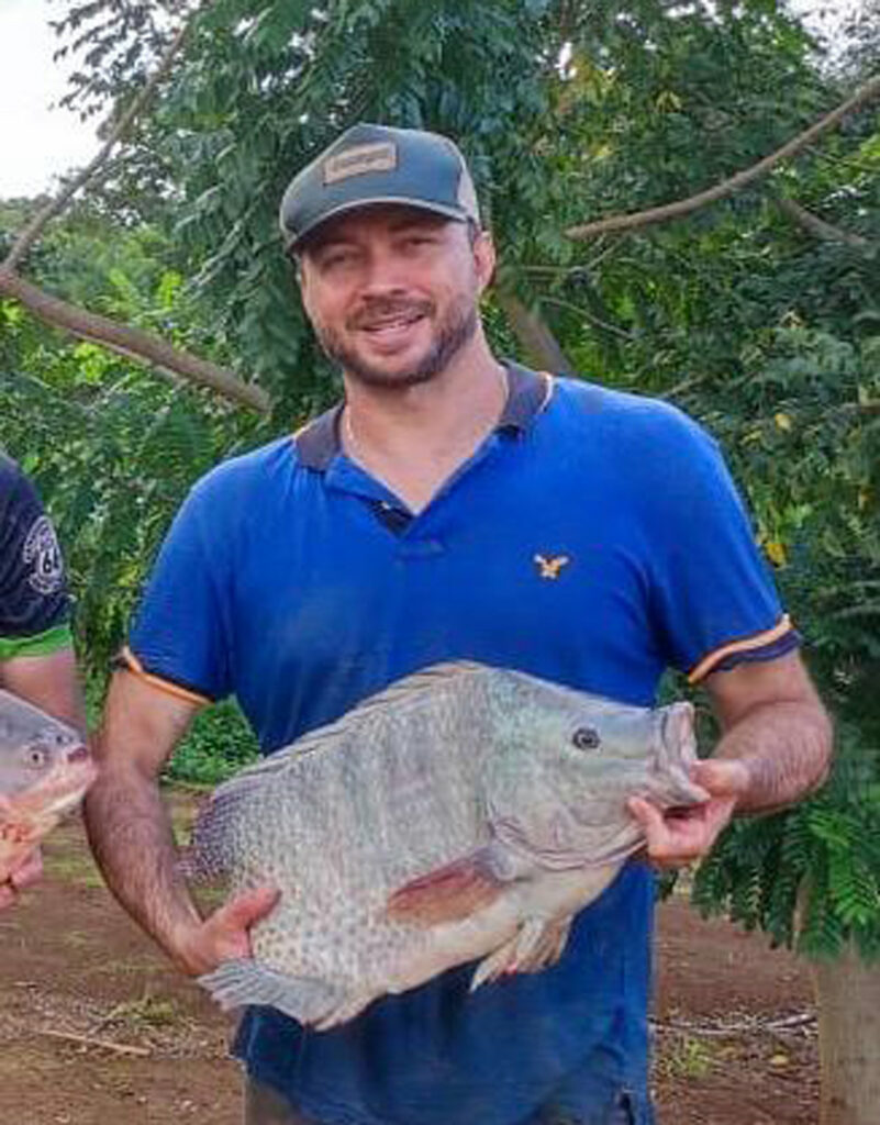Max Alberto Cancian, produtor de tilápias de Marechal Cândido Rondon